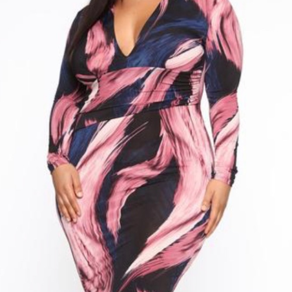 Artistic Side Midi Dress